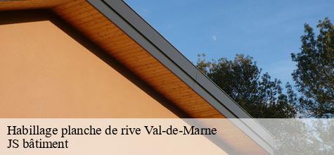 Habillage planche de rive 94 Val-de-Marne  JS bâtiment