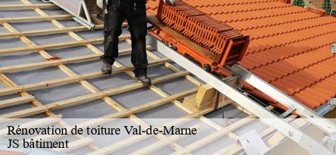 Rénovation de toiture 94 Val-de-Marne  JS bâtiment