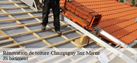 Rénovation de toiture champigny-sur-marne-94500 JS bâtiment