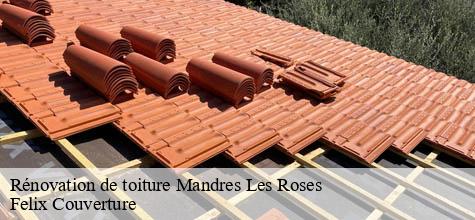 Rénovation de toiture  mandres-les-roses-94520 Felix Couverture