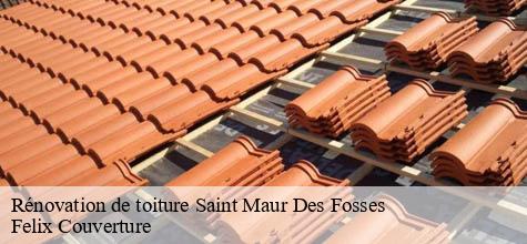 Rénovation de toiture  saint-maur-des-fosses-94100 Felix Couverture