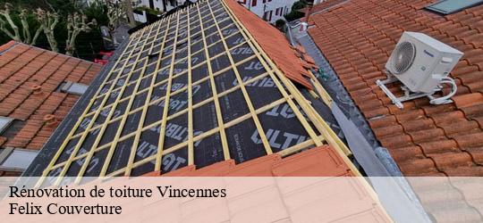 Rénovation de toiture  vincennes-94300 Felix Couverture