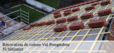 Rénovation de toiture  val-pompadour-94460 JS bâtiment