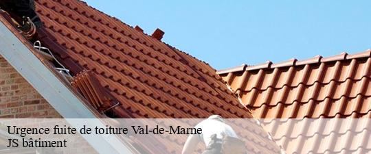 Urgence fuite de toiture 94 Val-de-Marne  JS bâtiment