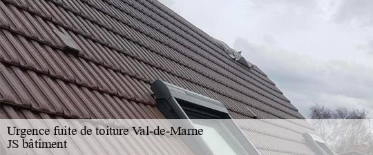 Urgence fuite de toiture 94 Val-de-Marne  JS bâtiment