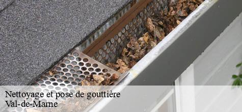 Nettoyage et pose de gouttière 94 Val-de-Marne  Felix Couverture