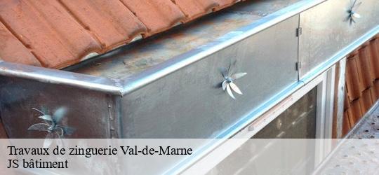 Travaux de zinguerie 94 Val-de-Marne JS bâtiment