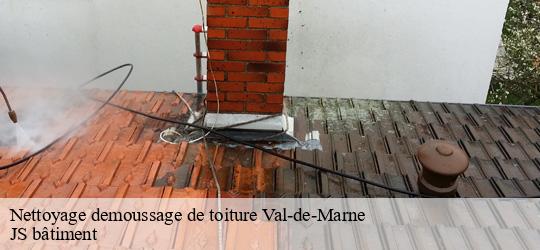 Nettoyage demoussage de toiture 94 Val-de-Marne  JS bâtiment