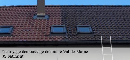 Nettoyage demoussage de toiture 94 Val-de-Marne  JS bâtiment