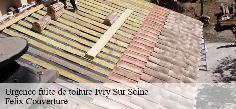 Urgence fuite de toiture  ivry-sur-seine-94200 Felix Couverture