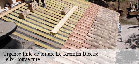 Urgence fuite de toiture  le-kremlin-bicetre-94270 Felix Couverture