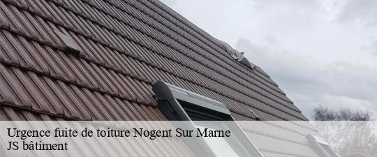 Urgence fuite de toiture  nogent-sur-marne-94130 JS bâtiment