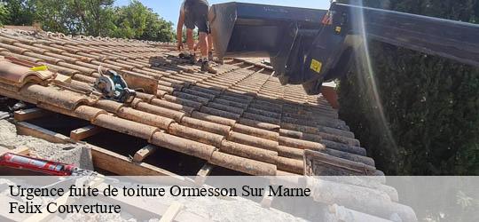 Urgence fuite de toiture  ormesson-sur-marne-94490 Felix Couverture