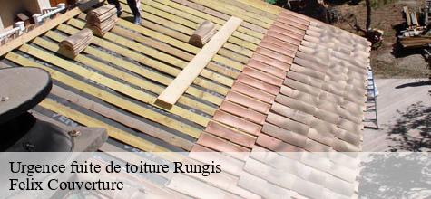 Urgence fuite de toiture  rungis-94150 Felix Couverture