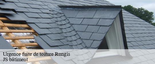 Urgence fuite de toiture  rungis-94150 JS bâtiment