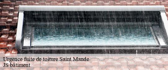 Urgence fuite de toiture  saint-mande-94160 JS bâtiment
