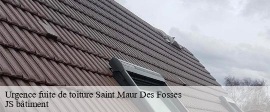 Urgence fuite de toiture  saint-maur-des-fosses-94100 JS bâtiment