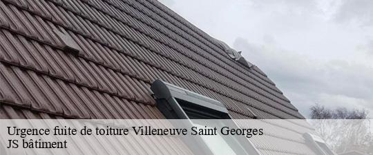 Urgence fuite de toiture  villeneuve-saint-georges-94190 JS bâtiment