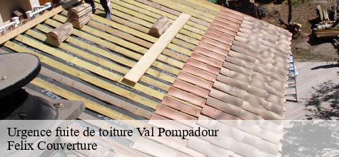 Urgence fuite de toiture  val-pompadour-94460 Felix Couverture