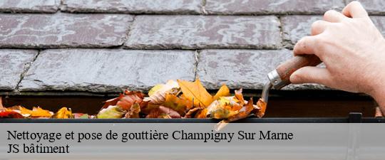 Nettoyage et pose de gouttière  champigny-sur-marne-94500 JS bâtiment