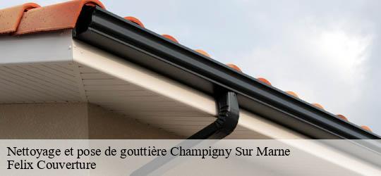 Nettoyage et pose de gouttière  champigny-sur-marne-94500 Felix Couverture