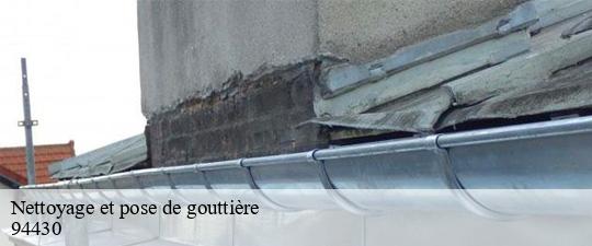 Nettoyage et pose de gouttière  chennevieres-sur-marne-94430 JS bâtiment
