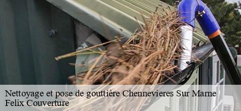 Nettoyage et pose de gouttière  chennevieres-sur-marne-94430 Felix Couverture