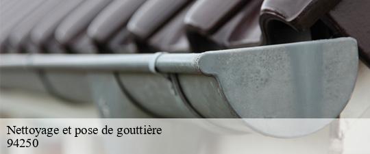 Nettoyage et pose de gouttière  gentilly-94250 JS bâtiment