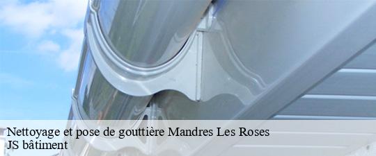 Nettoyage et pose de gouttière  mandres-les-roses-94520 JS bâtiment