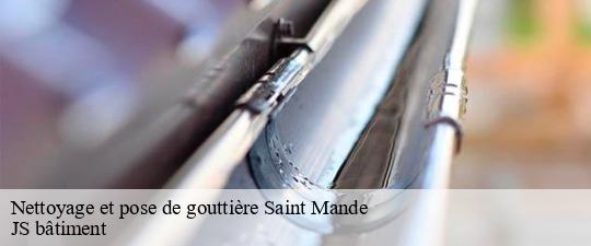 Nettoyage et pose de gouttière  saint-mande-94160 Toiture Schtenegry