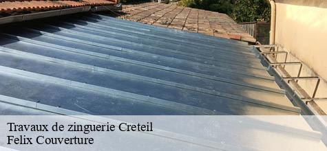 Travaux de zinguerie  creteil-94000 Felix Couverture