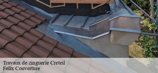 Travaux de zinguerie creteil-94000 Felix Couverture