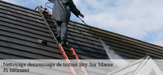 Nettoyage demoussage de toiture  bry-sur-marne-94360 JS bâtiment