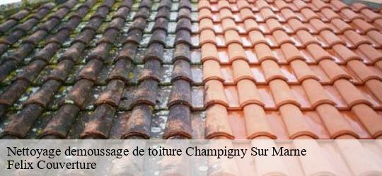 Nettoyage demoussage de toiture champigny-sur-marne-94500 Felix Couverture
