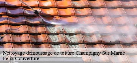Nettoyage demoussage de toiture  champigny-sur-marne-94500 Felix Couverture
