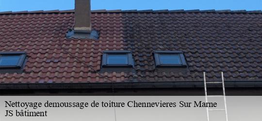 Nettoyage demoussage de toiture chennevieres-sur-marne-94430 JS bâtiment