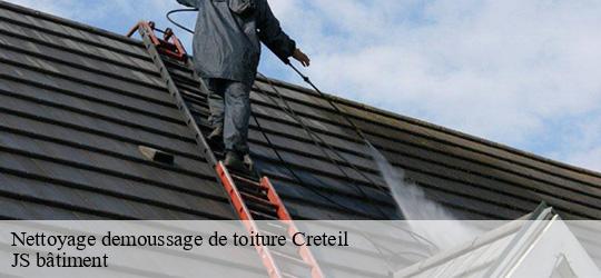 Nettoyage demoussage de toiture  creteil-94000 JS bâtiment