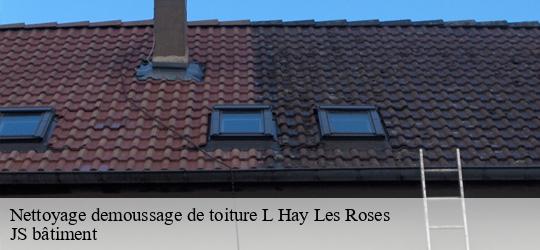 Nettoyage demoussage de toiture  l-hay-les-roses-94240 JS bâtiment