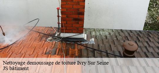 Nettoyage demoussage de toiture  ivry-sur-seine-94200 JS bâtiment