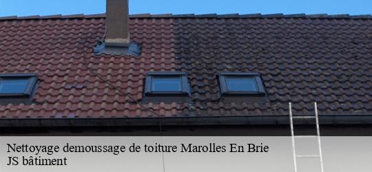 Nettoyage demoussage de toiture marolles-en-brie-94440 JS bâtiment