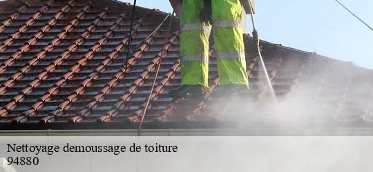 Nettoyage demoussage de toiture  noiseau-94880 JS bâtiment