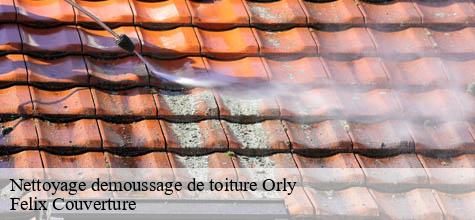 Nettoyage demoussage de toiture  orly-94310 Felix Couverture