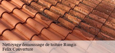 Nettoyage demoussage de toiture  rungis-94150 Felix Couverture