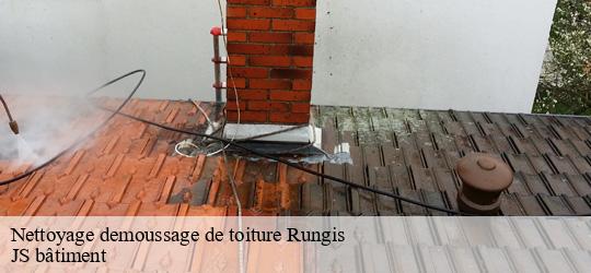 Nettoyage demoussage de toiture  rungis-94150 JS bâtiment
