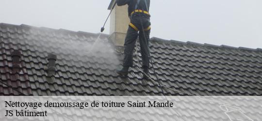 Nettoyage demoussage de toiture  saint-mande-94160 JS bâtiment