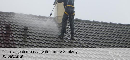 Nettoyage demoussage de toiture  santeny-94440 JS bâtiment