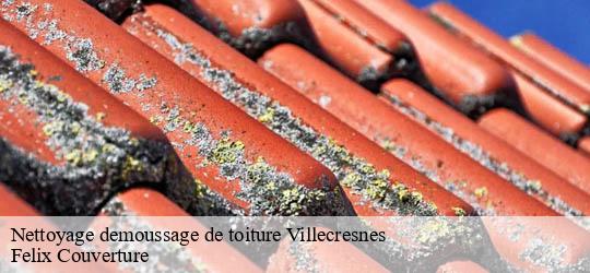 Nettoyage demoussage de toiture villecresnes-94440 Felix Couverture