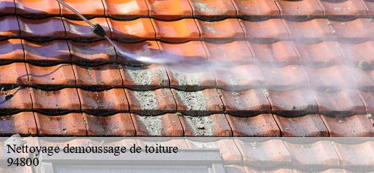 Nettoyage demoussage de toiture  villejuif-94800 JS bâtiment