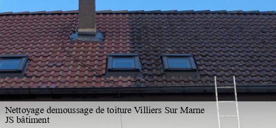 Nettoyage demoussage de toiture  villiers-sur-marne-94350 JS bâtiment