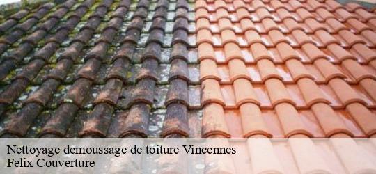 Nettoyage demoussage de toiture  vincennes-94300 Felix Couverture